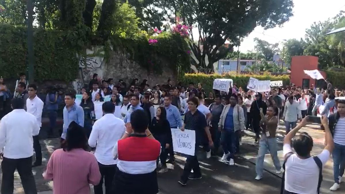 24 Morelos Manifestación de universitarios