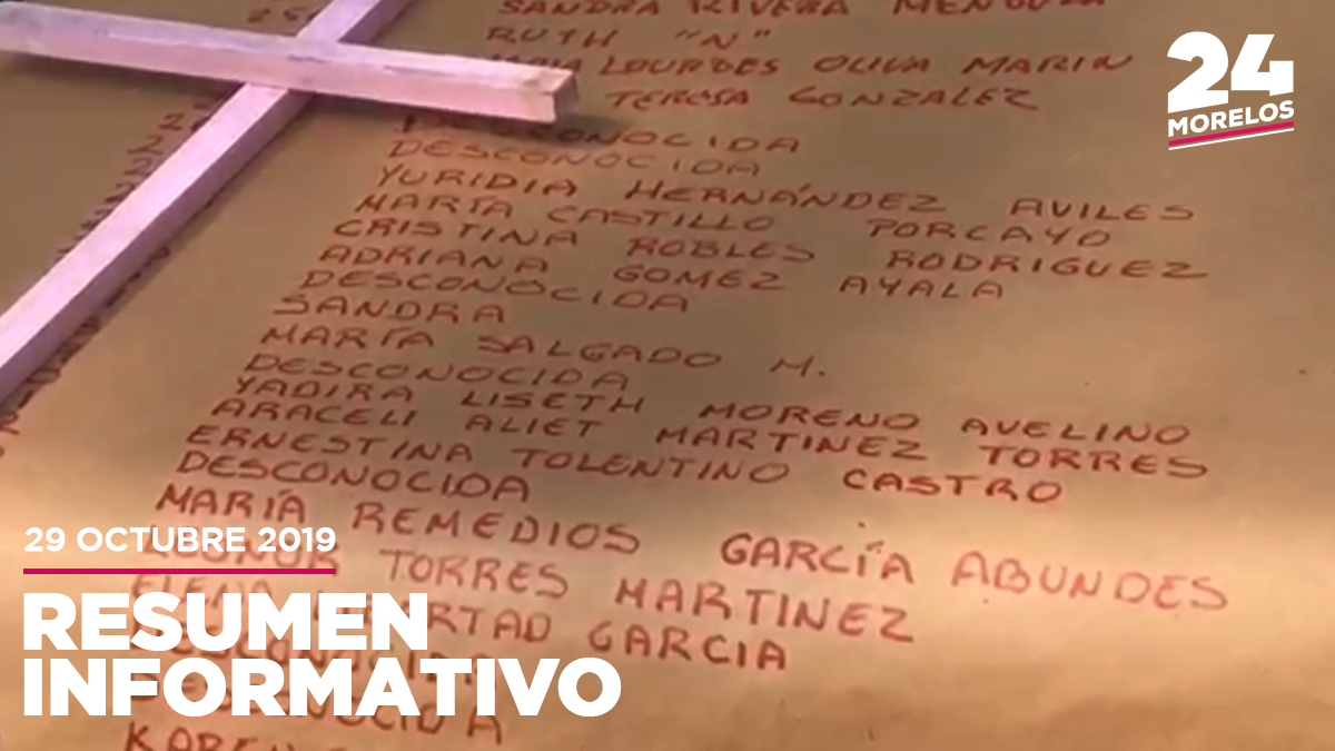 Colocan ofrenda en honor a víctimas de feminicidios