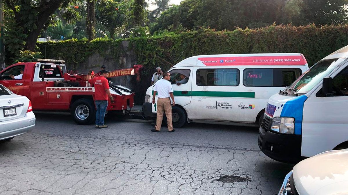 Continúan operativos al transporte público en Morelos