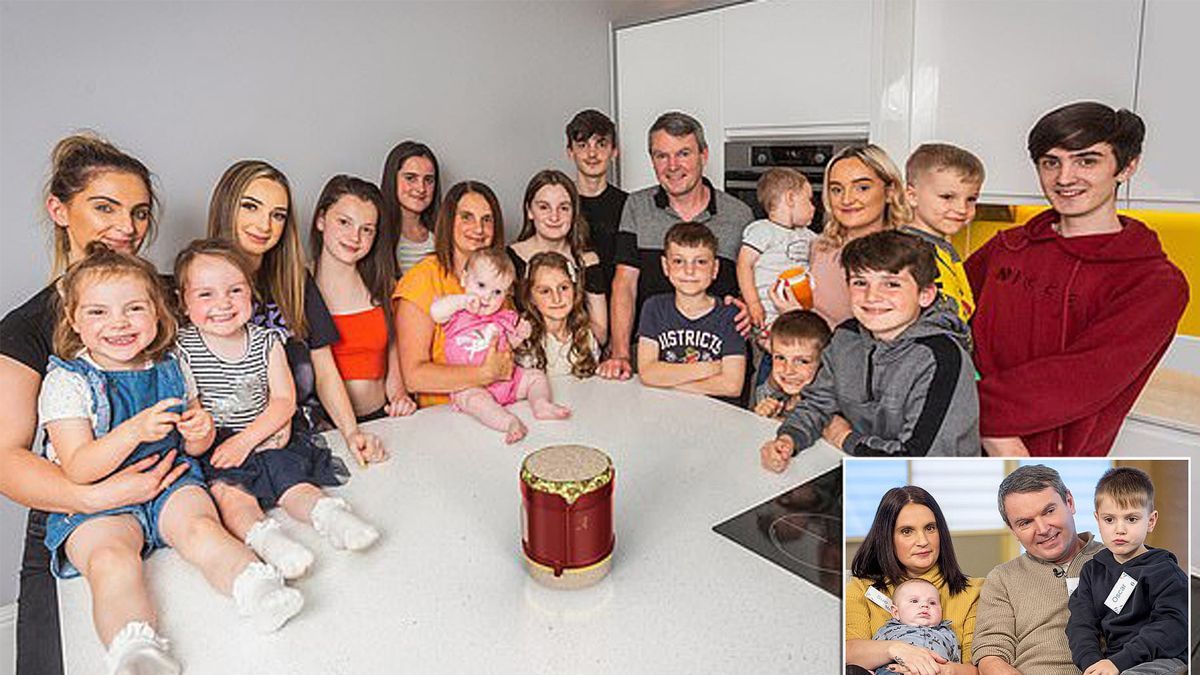 Mujer británica espera su hijo número 22