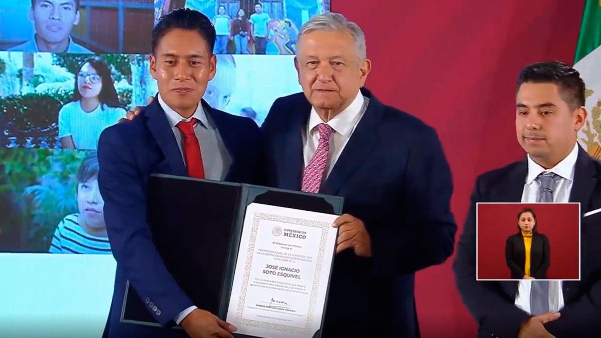 Entregan Premio Nacional de la Juventud 2019