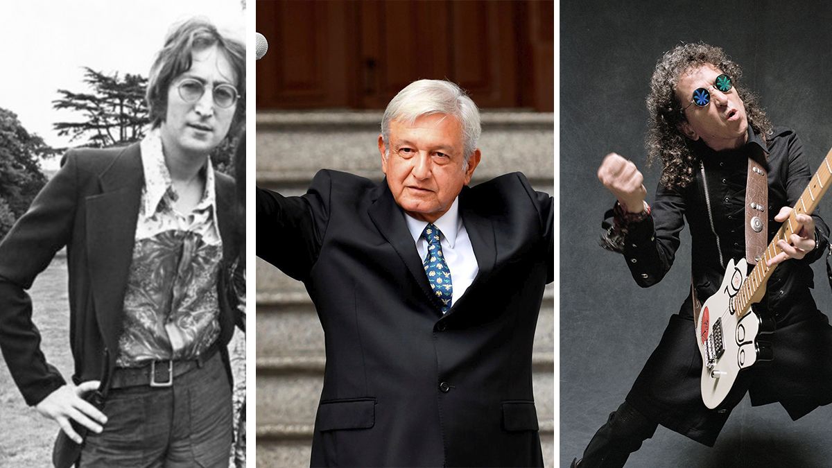 24 Morelos AMLO, Alex Lora y John Lenon