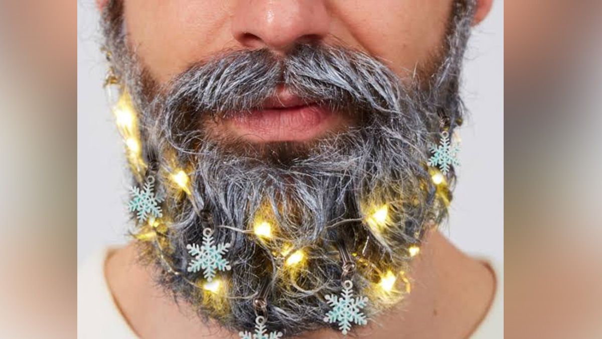 Regresa la tendencia de barba navideña en hombres