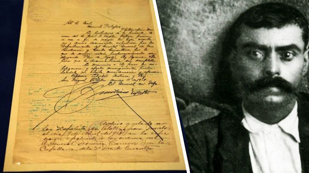 24 Morelos documento de Emiliano Zapata