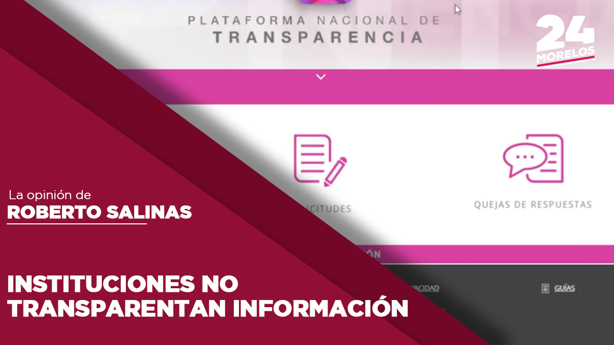 Instituciones no transparentan información