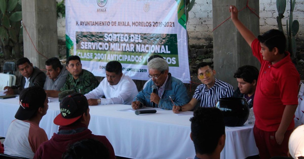 Realizaron el sorteo del servicio militar en Ayala