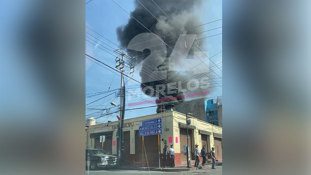 24 Morelos Incendio en Taquería.