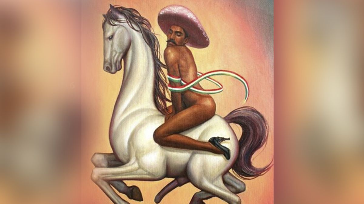 24 Morelos Pintura de Zapata desnudo