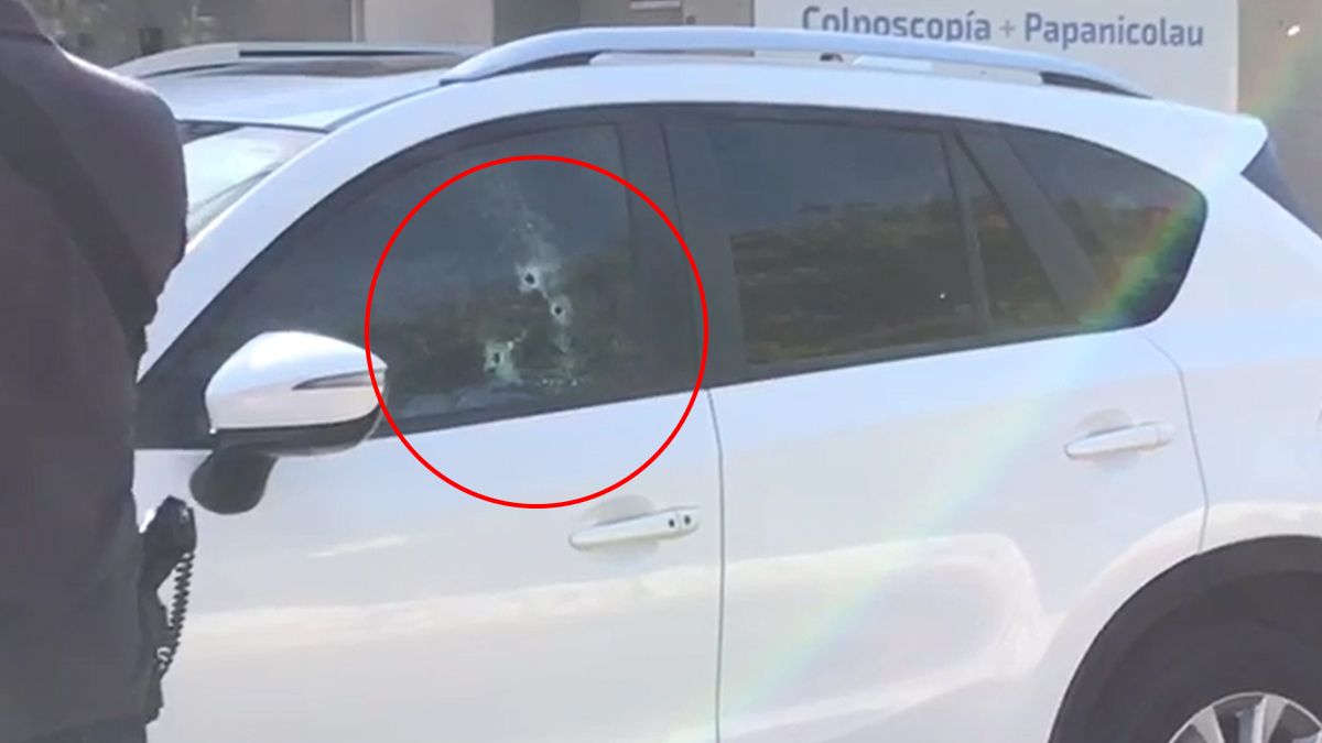 24 Morelos Camioneta baleada Jiutepec