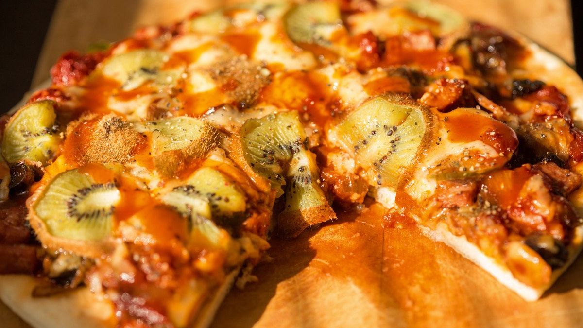 Pizza con kiwi: para amar o para odiar