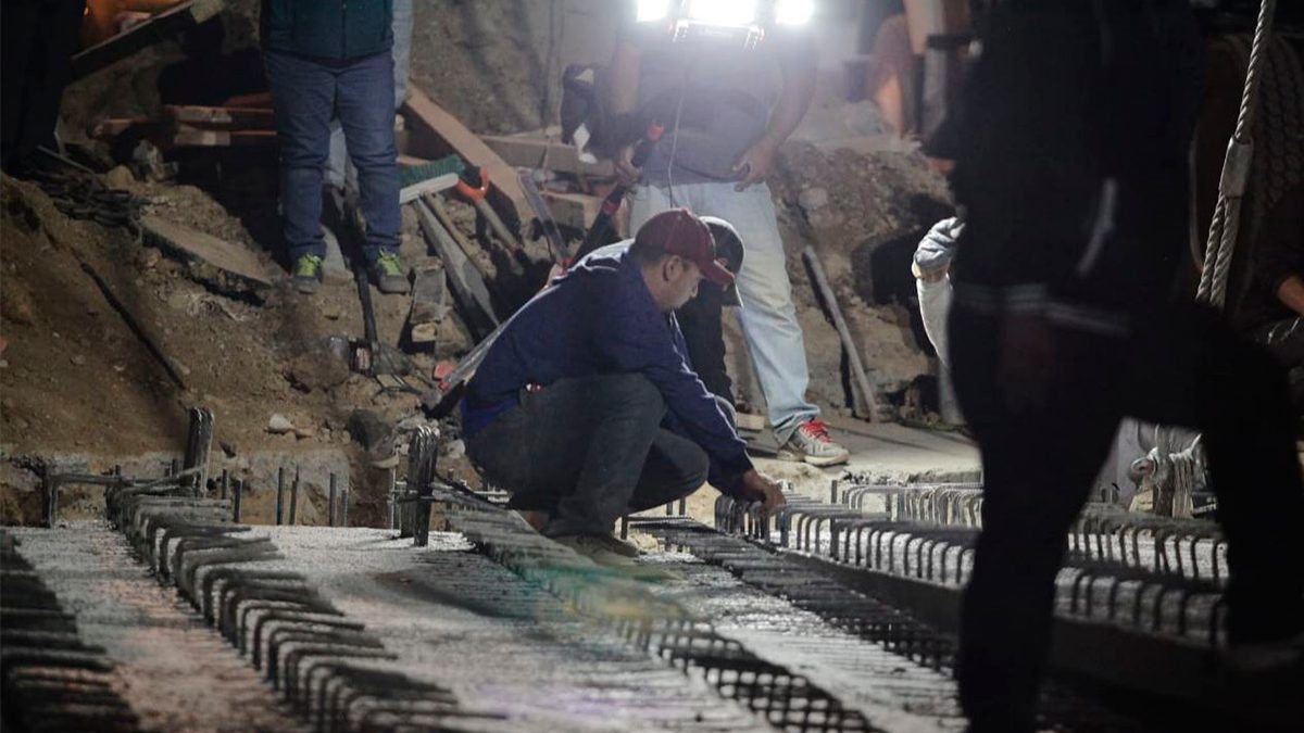 Realizan trabajos de rehabilitación de puente de Cuernavaca