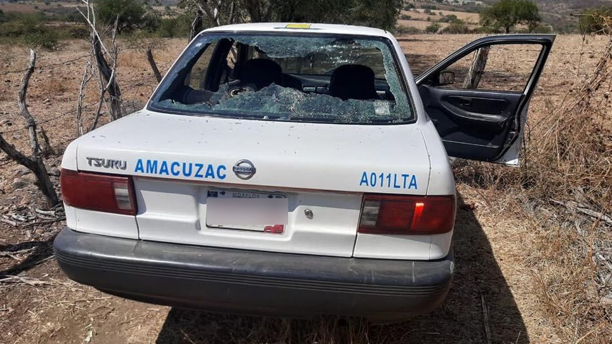 24 Morelos Auto abatidos Amacuzac