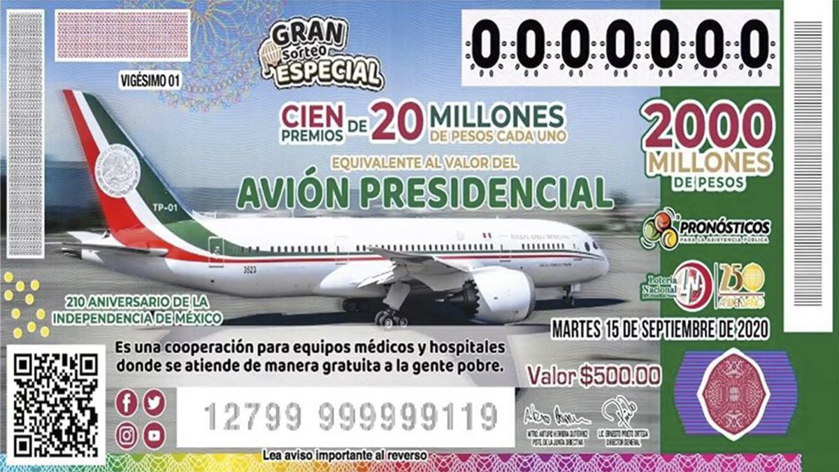 24 Morelos Cachito avión presidencial