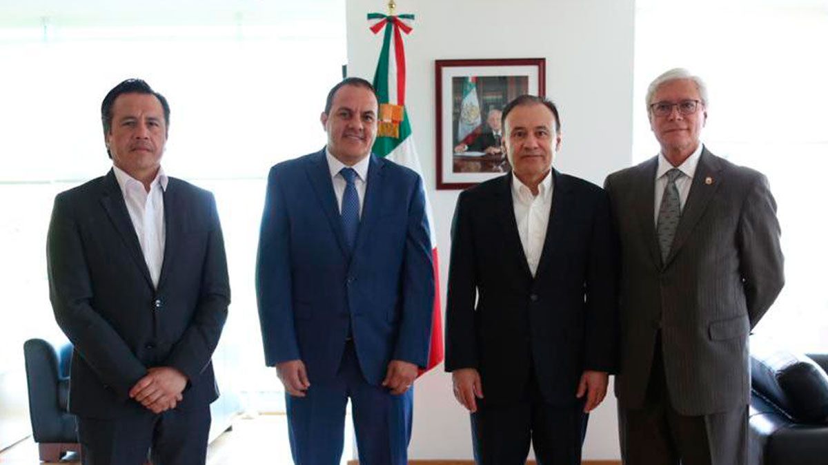 Asiste gobernador de Morelos a reunión con Gabinete de Seguridad en CDMX