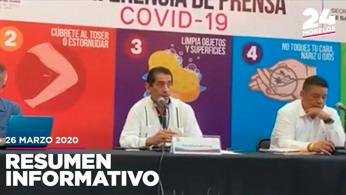 Suman 4 casos de COVID-19 en Morelos