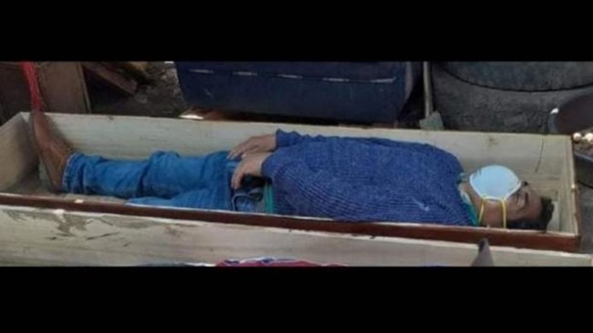 Alcalde finge estar muerto por Covid-19 para no ser detenido