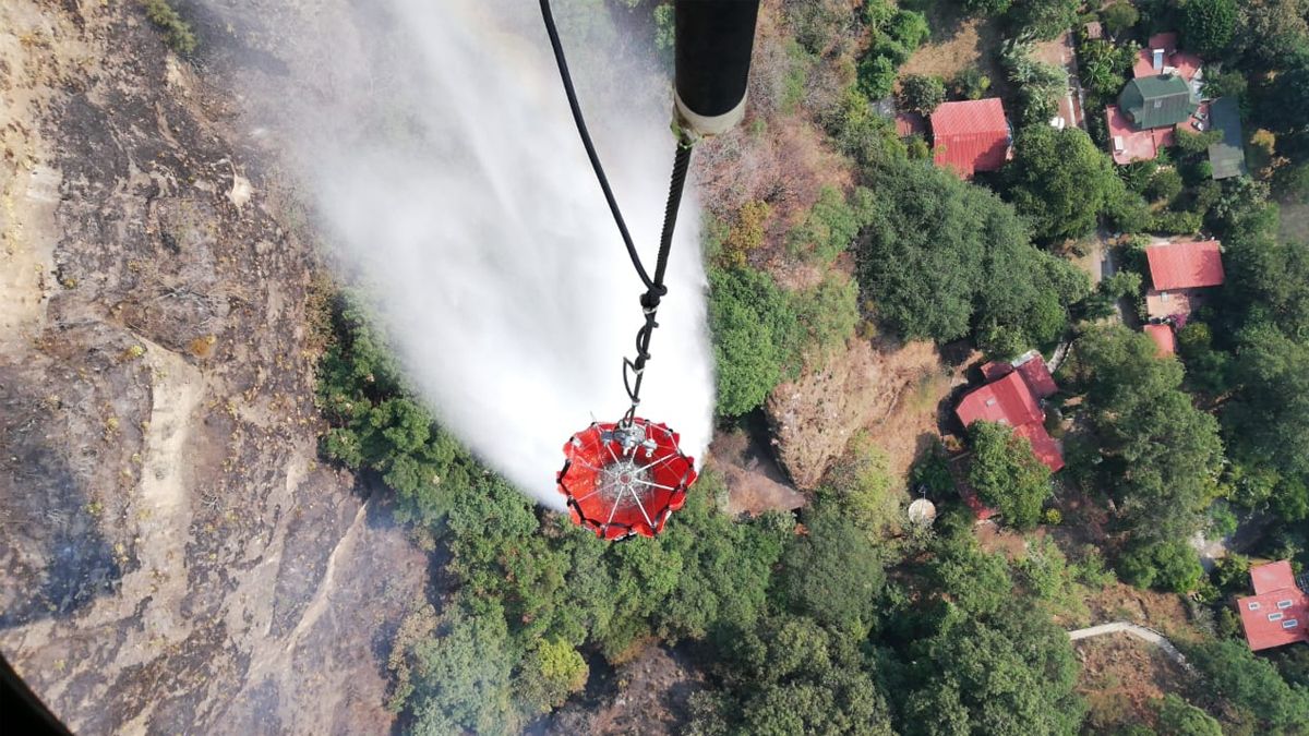 24 Morelos Incedio agua Tepoztlán