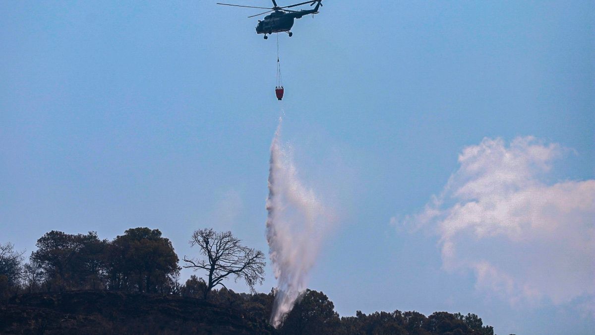 Liquidado al 80 % el incendio en Tepoztlán