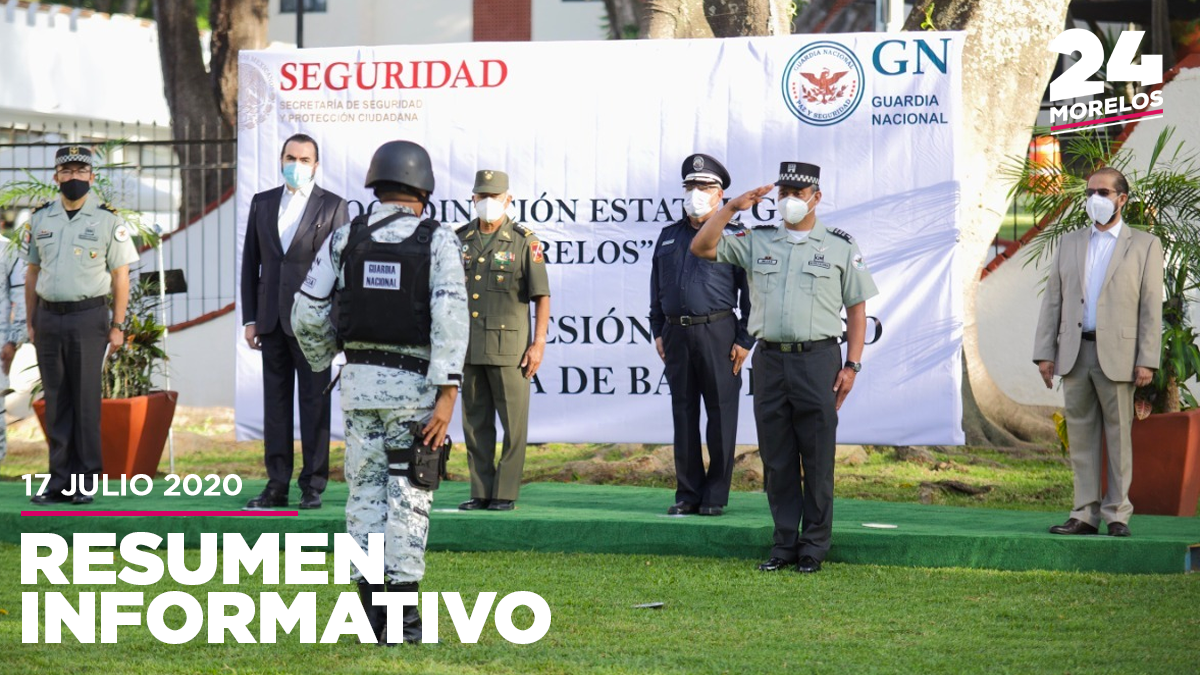 Toman protesta a nuevo coordinador de la Guardia Nacional en Morelos