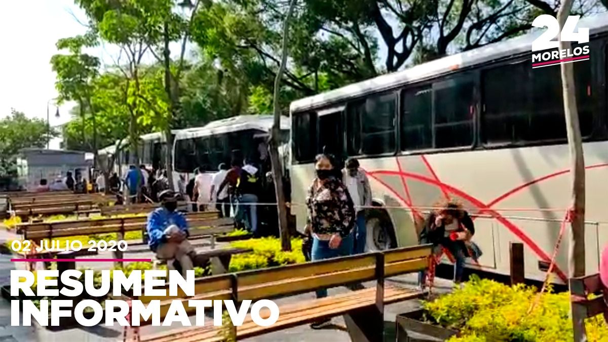 Protestan comerciantes de Cuautla en Plaza de Armas