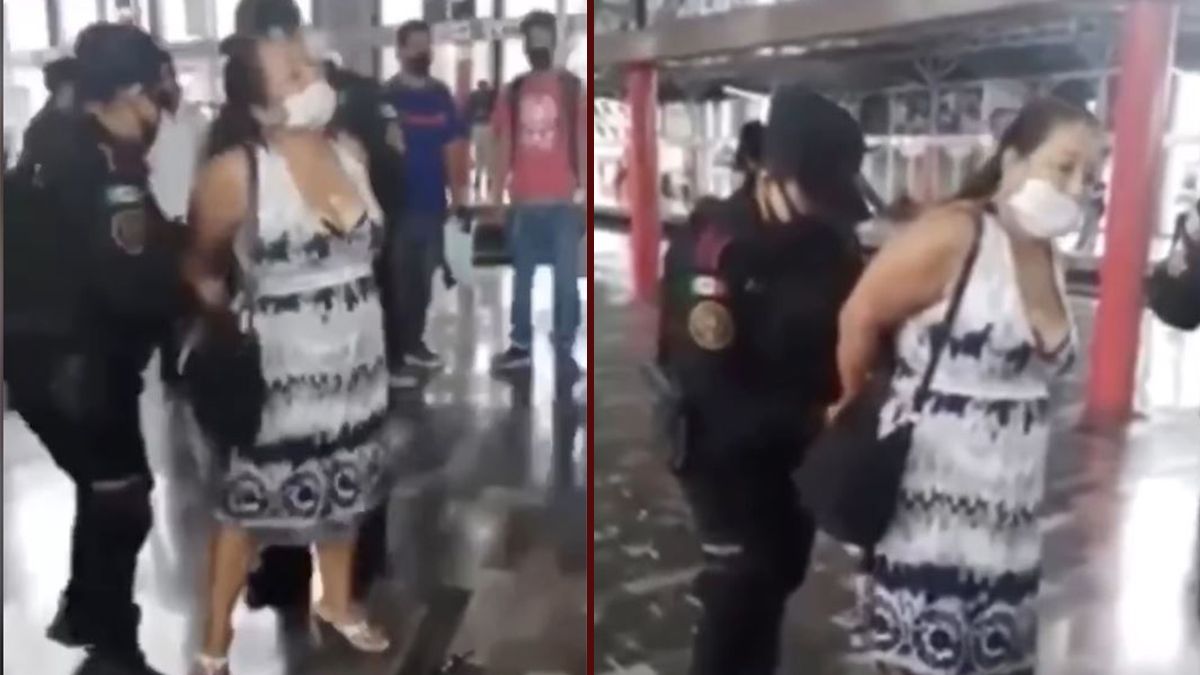 24 Morelos Mujer detenida con cubrebocas