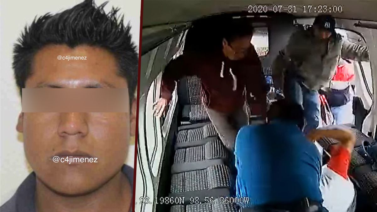 24 Morelos Ladrón golpeado identificado combi