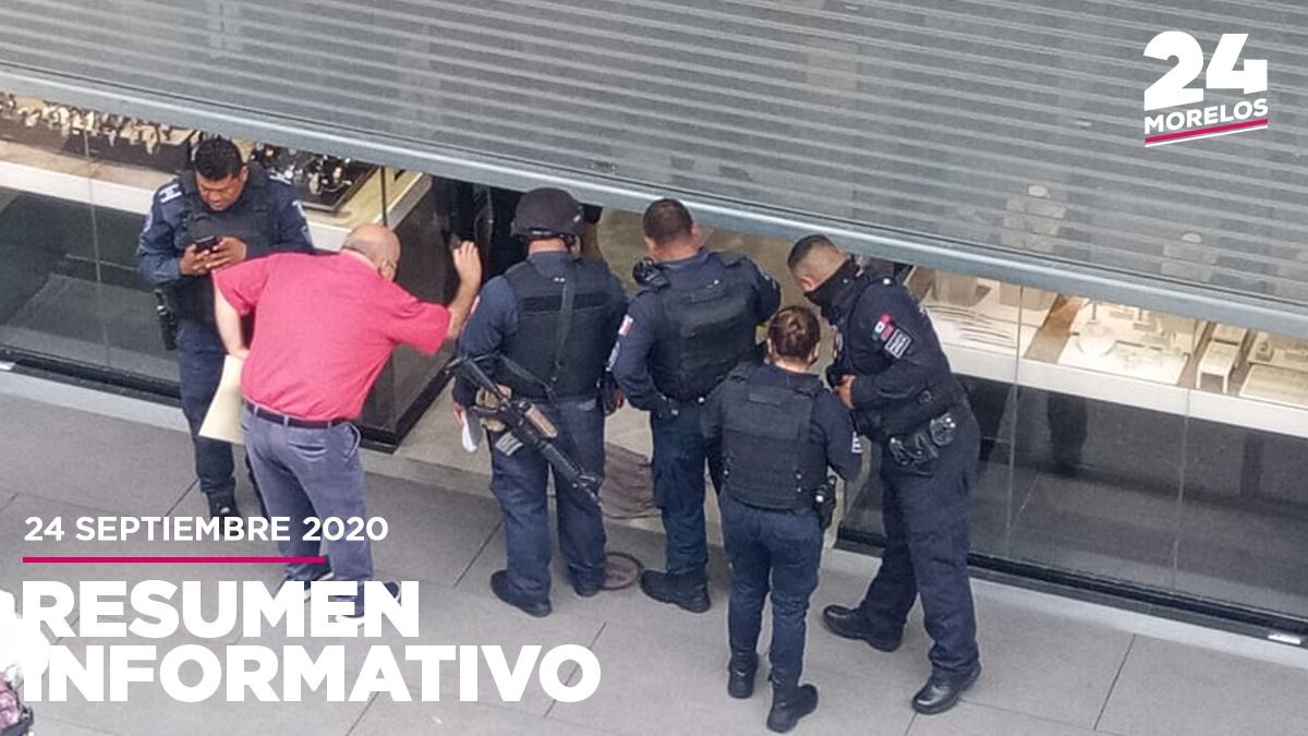 Realizan intento de asalto en plaza comercial