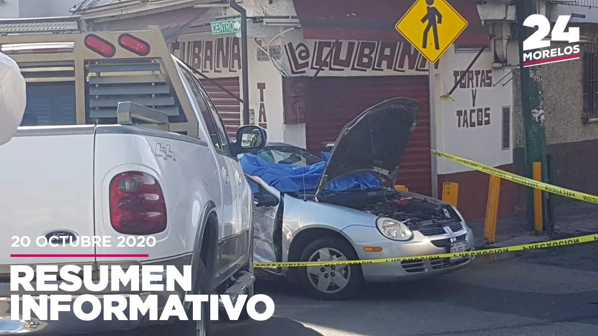 Muere mujer tras accidente automovilístico en Cuernavaca
