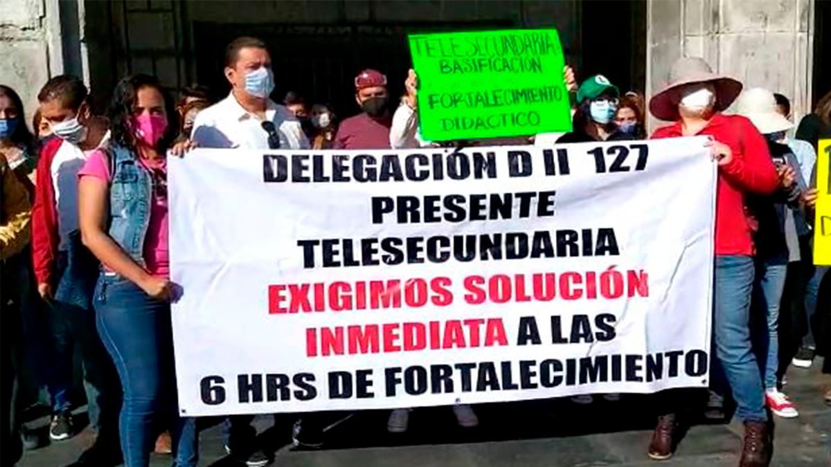 24 Morelos Maestros manifestación