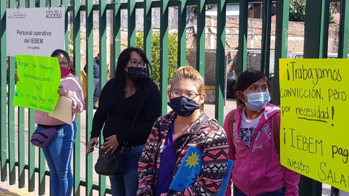 Maestros piden apoyo a autoridades de Morelos