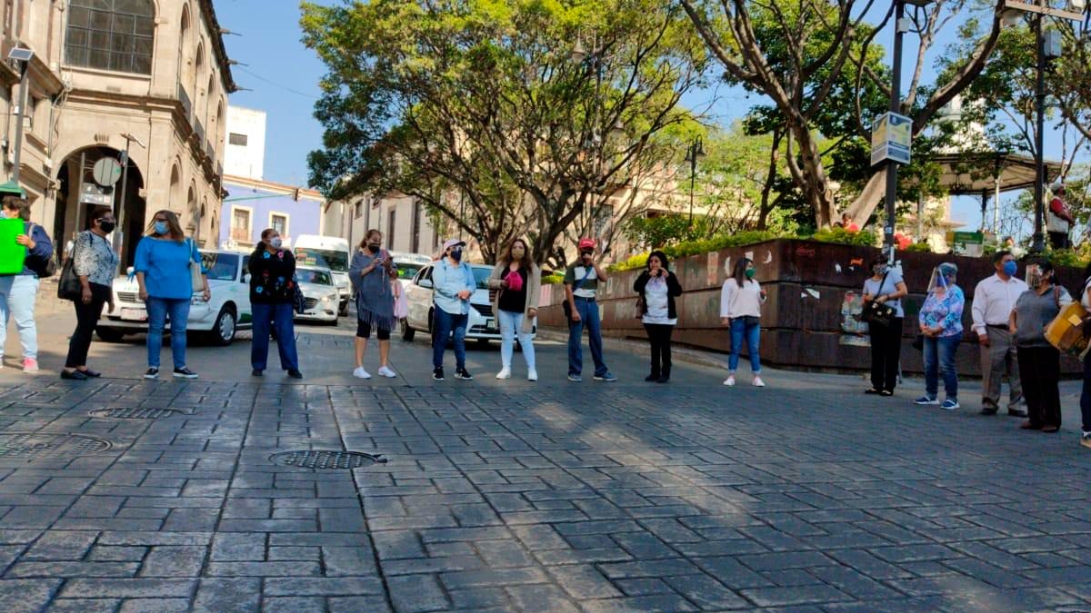 24 Morelos manifestación centro