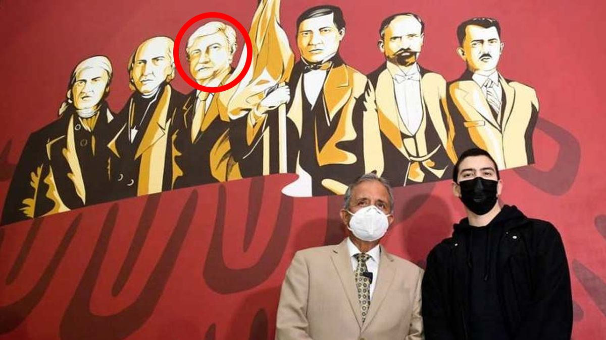 Alcalde de Culiacán inaugura mural con imagen de AMLO junto a héroes