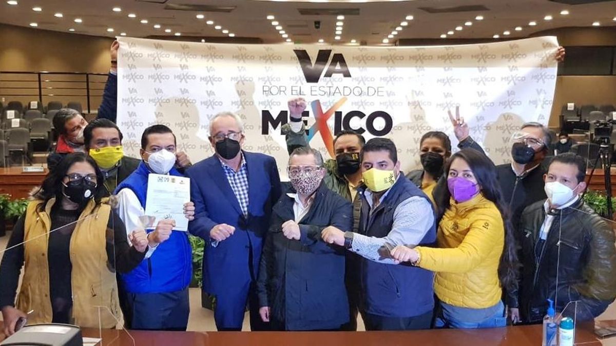 Registran coalición PAN-PRI-PRD en el Estado de México