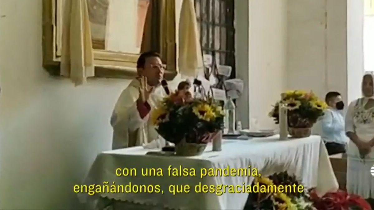 Falso sacerdote ofició misa en Día de la Candelaria y minimizó pandemia