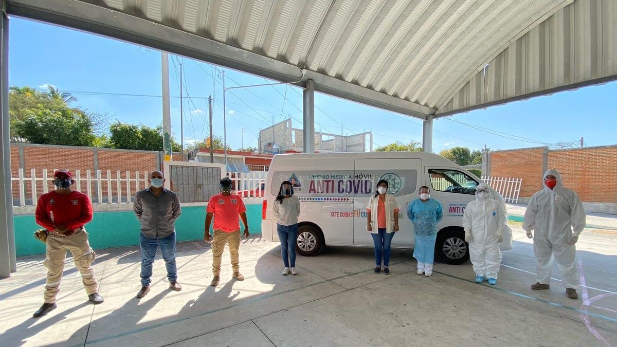 Detectan 10 casos positivos de COVID-19 en Jojutla con Unidad Médica Móvil