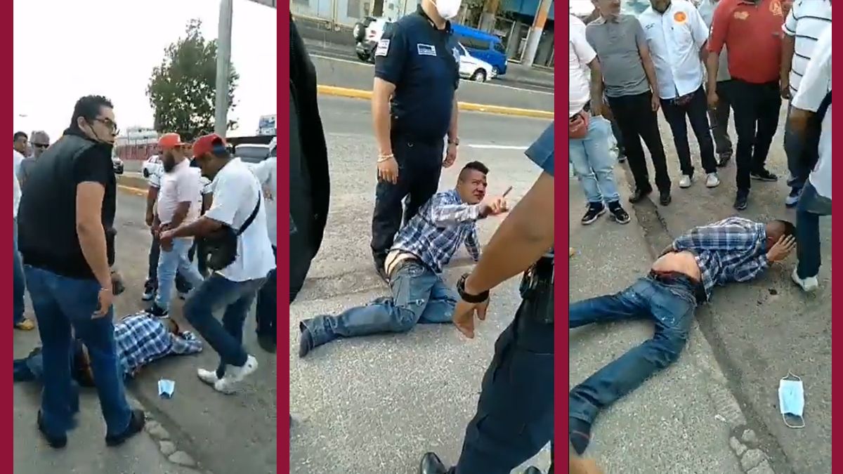 Taxistas detienen a ladrón en Ecatepec; lo dejan libre