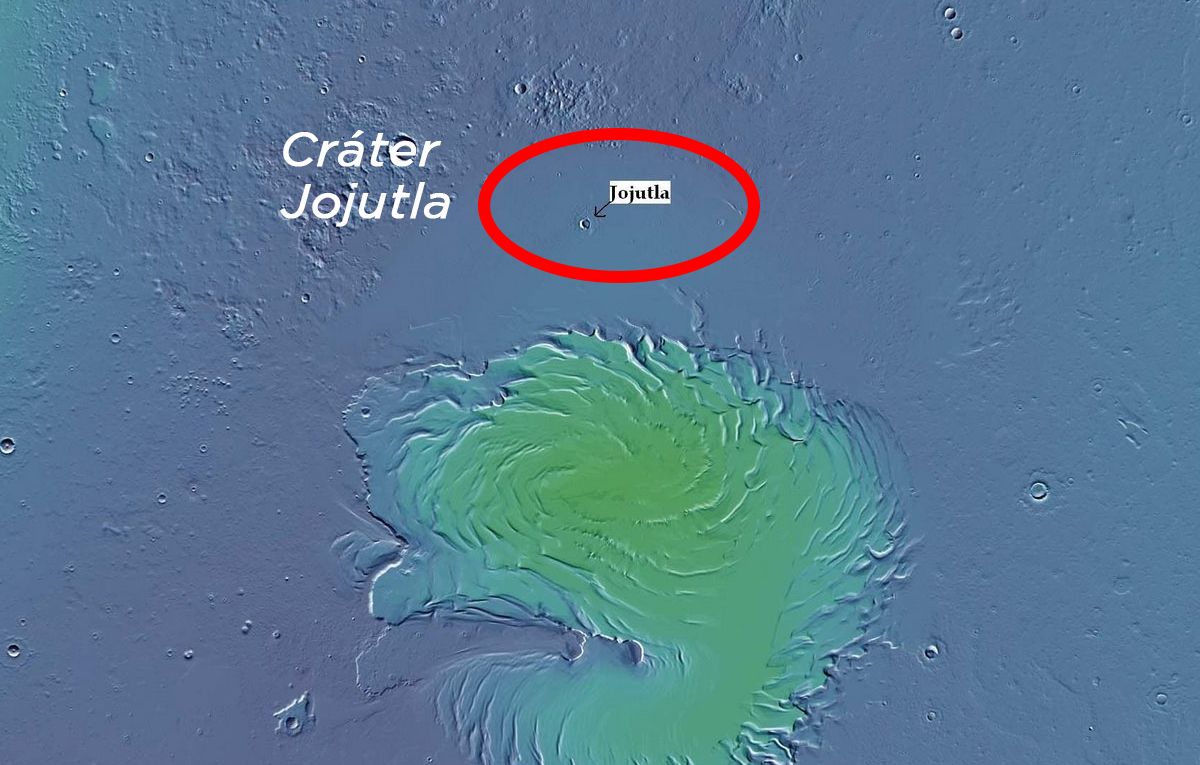En Marte hay un cráter llamado “Jojutla”
