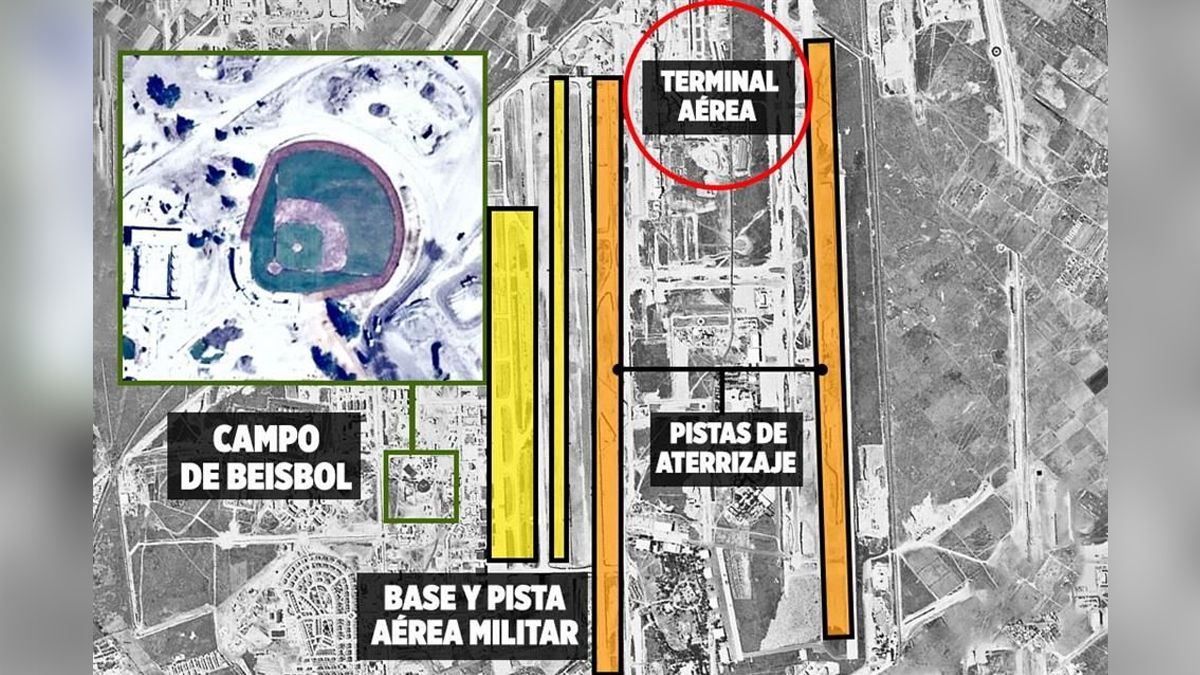 Construyen estadio de béisbol en Aeropuerto de Santa Lucía