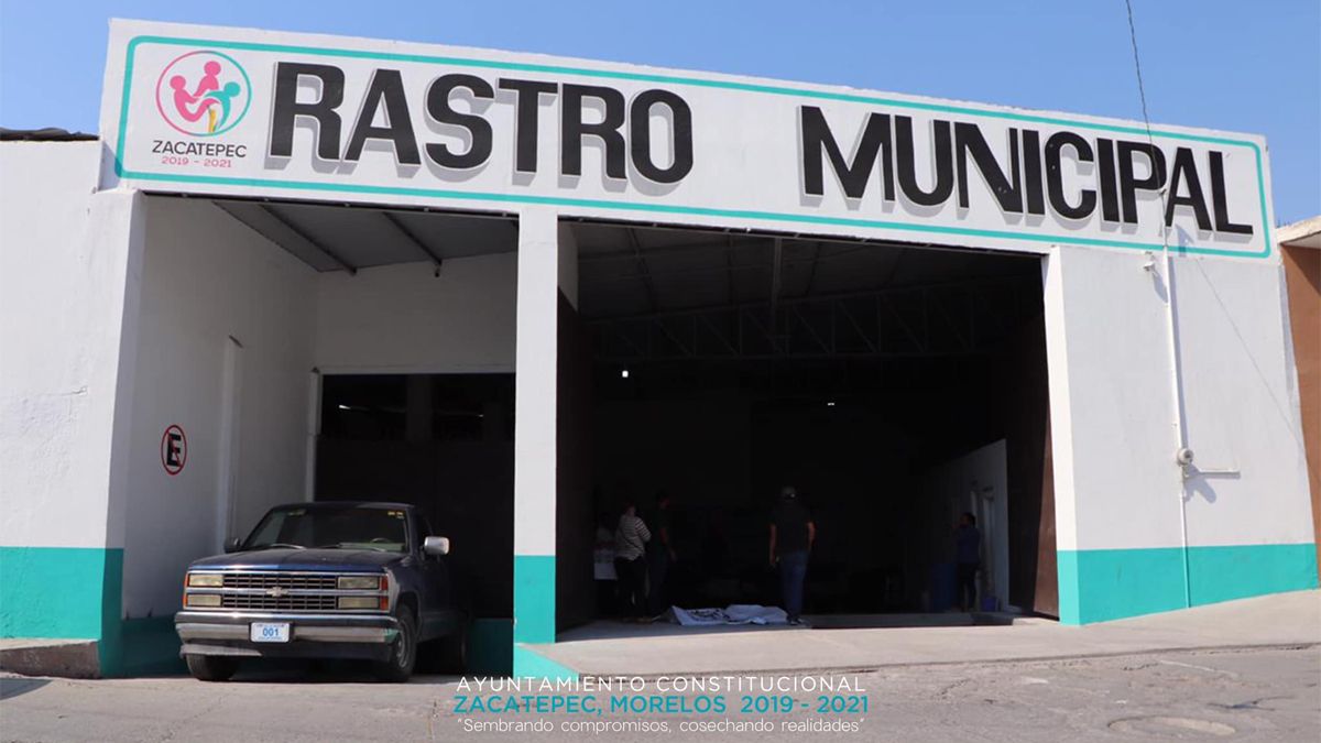 Entregan remodelación del rastro municipal de Zacatepec