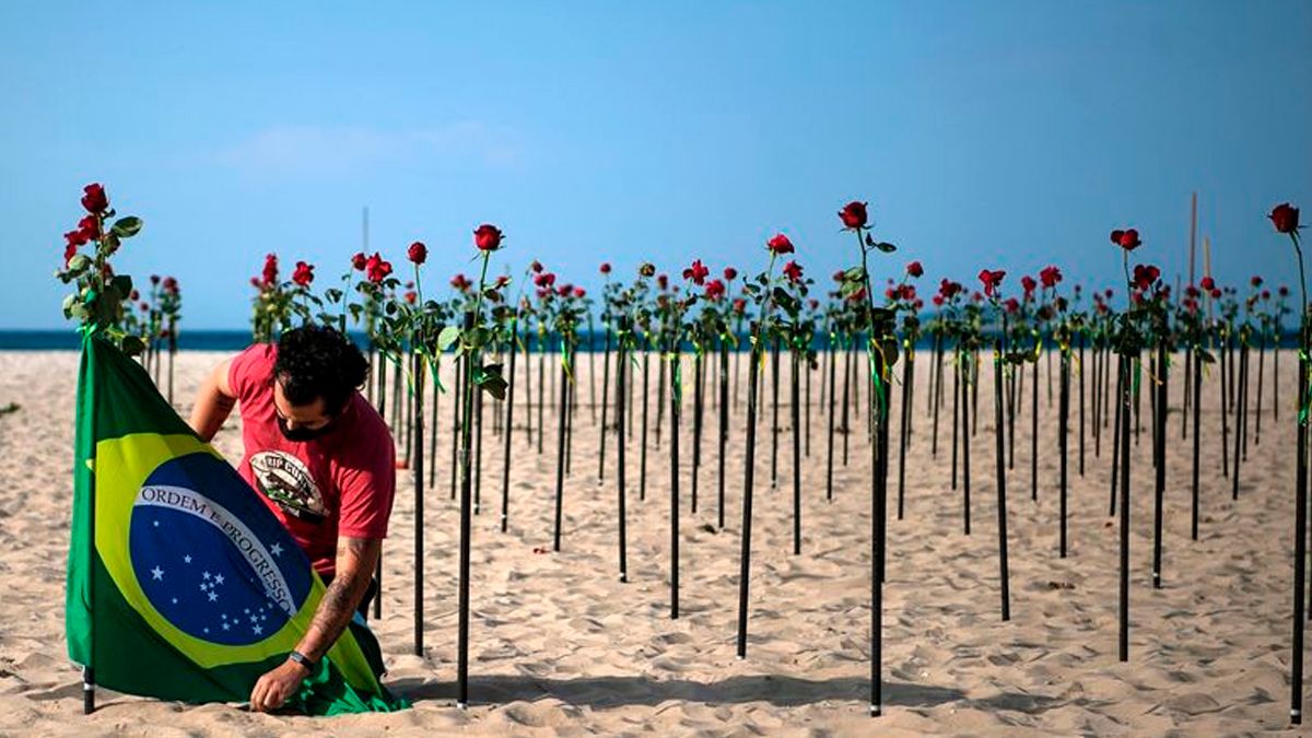 Supera Brasil las 500 mil muertes por Covid-19
