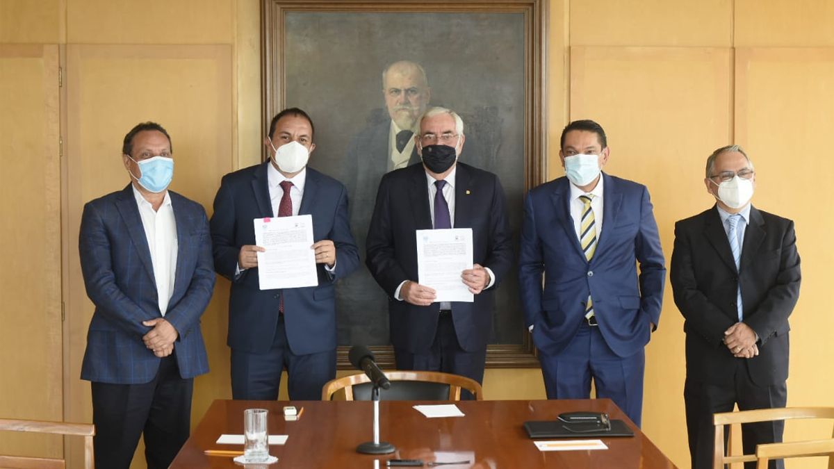 Se reúne Cuauhtémoc Blanco con Rector de la UNAM