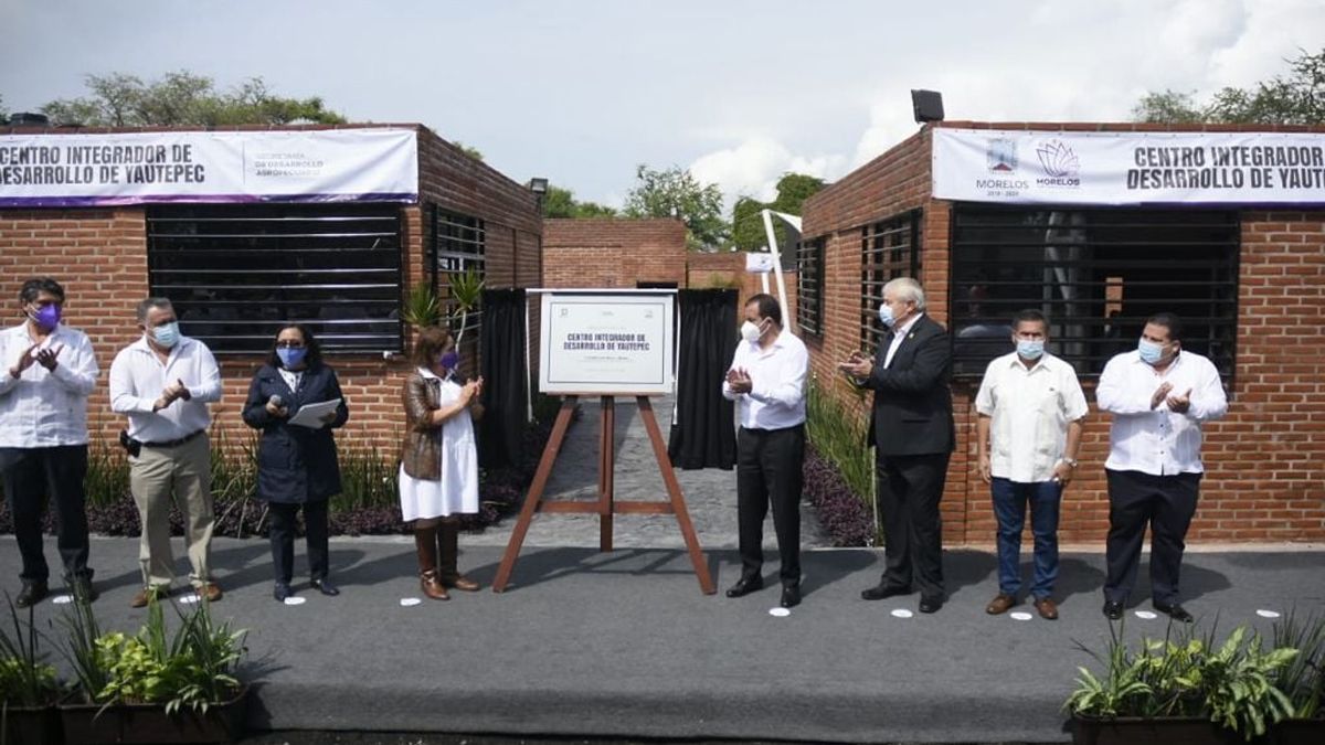 Gobernador inaugura Centro Integrador de Desarrollo en Yautepec