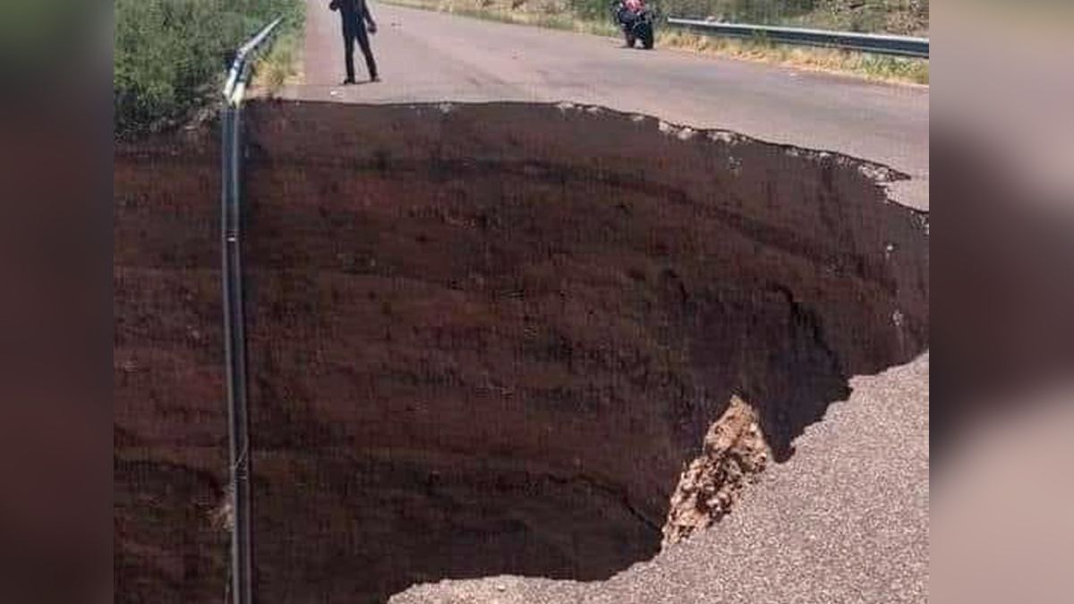 Aparece otro mega socavón, ahora en Chihuahua