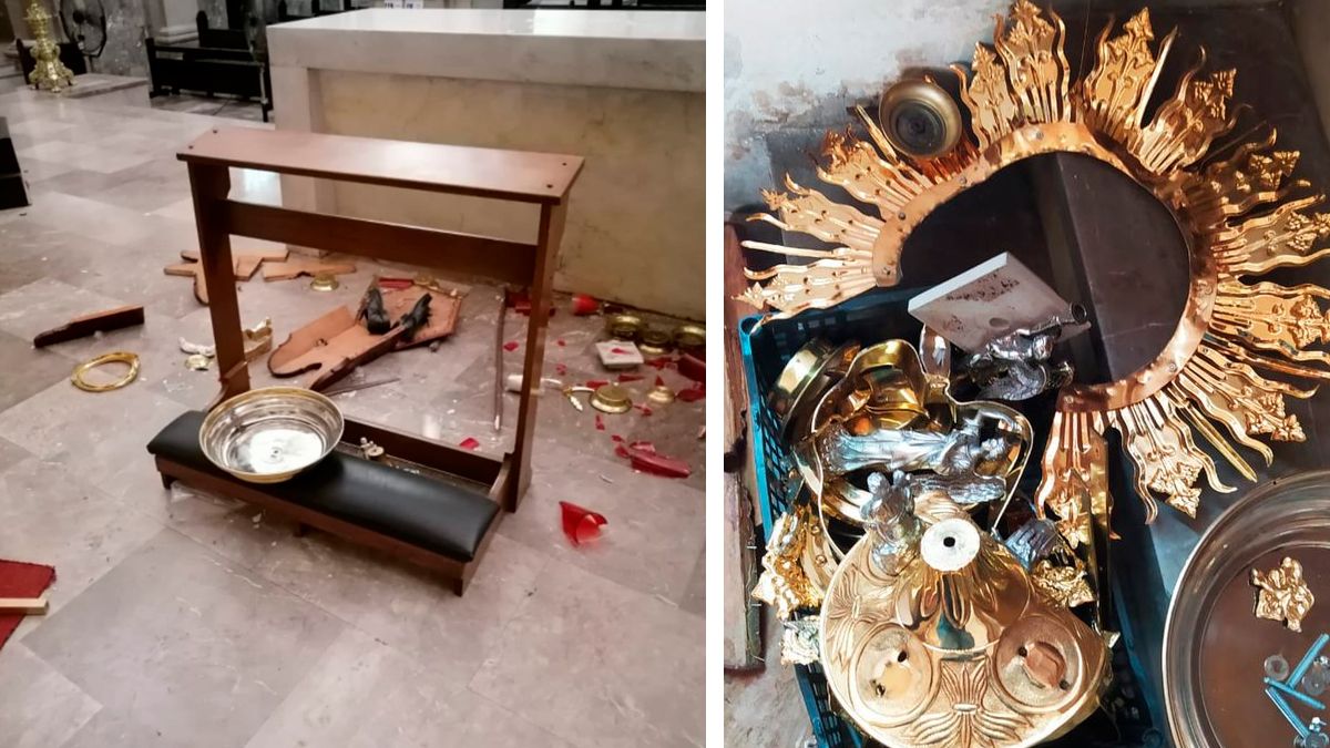 Vandalizan Catedral de Hermosillo en Sonora