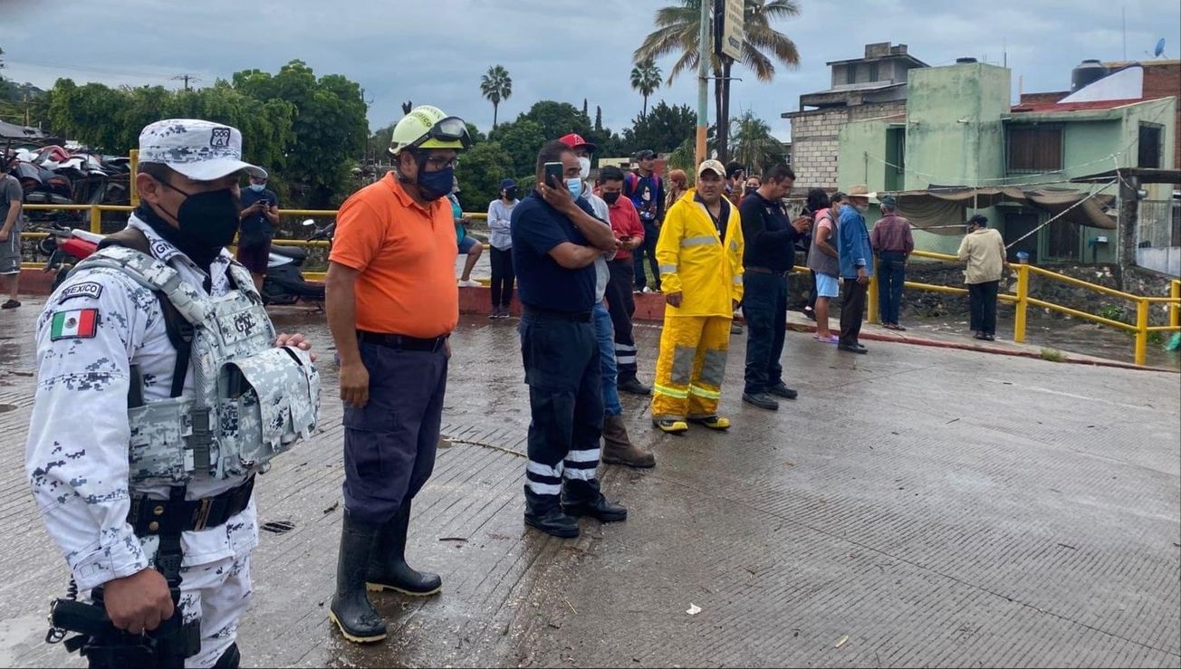 Reporte de afectaciones por lluvias en Morelos