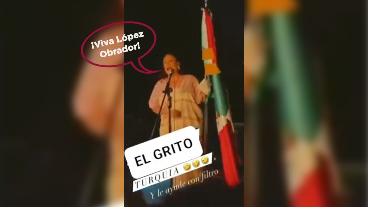 Embajadora nombra a AMLO en grito de independencia y es abucheada
