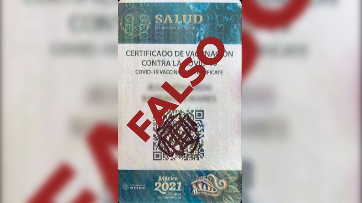 Desmienten existencia de certificado de vacunación en credencial