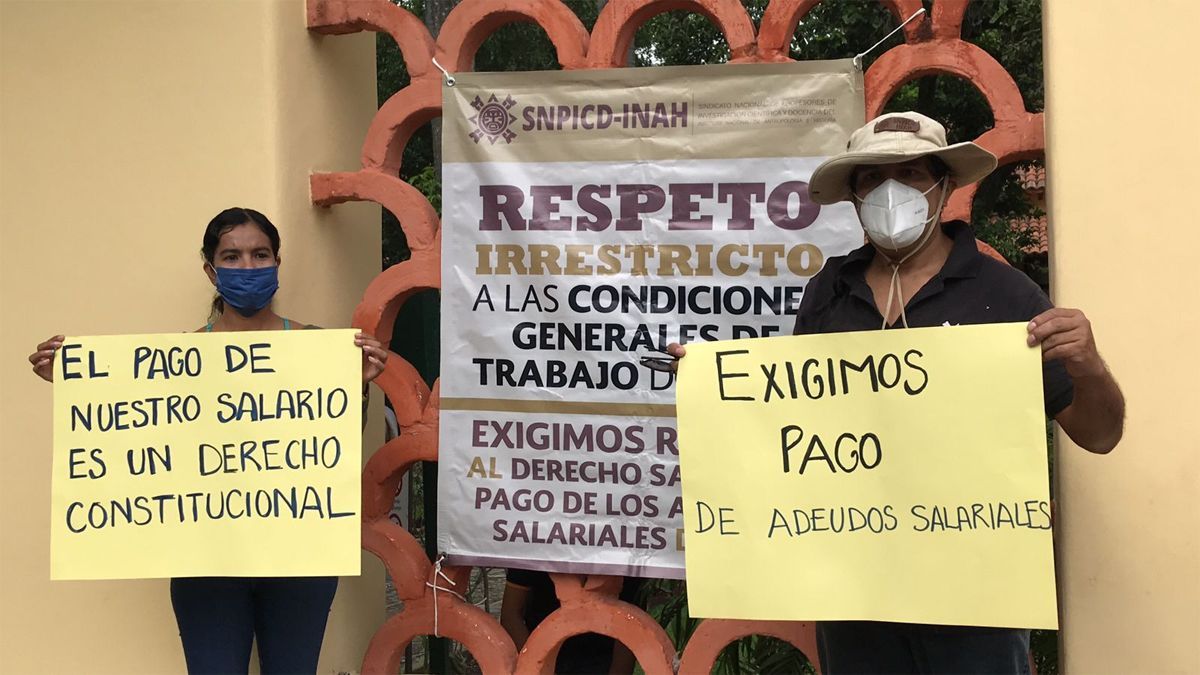 Investigadores del INAH Morelos denuncian falta de pagos