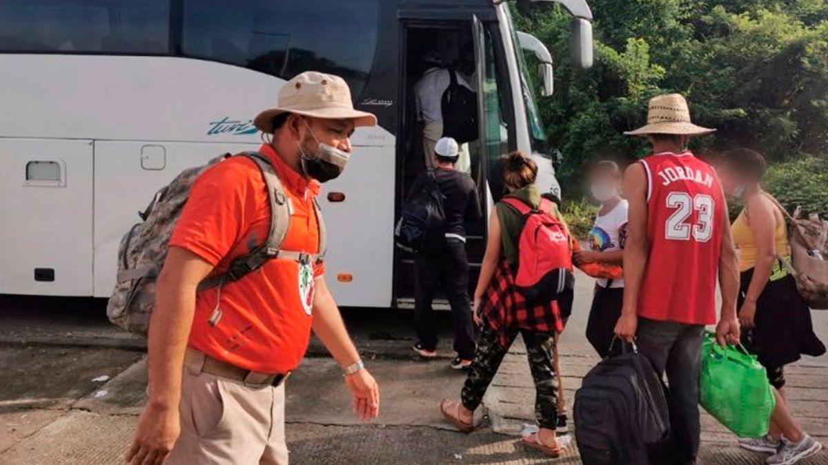 Disuelven cuarta caravana migrante en Chiapas