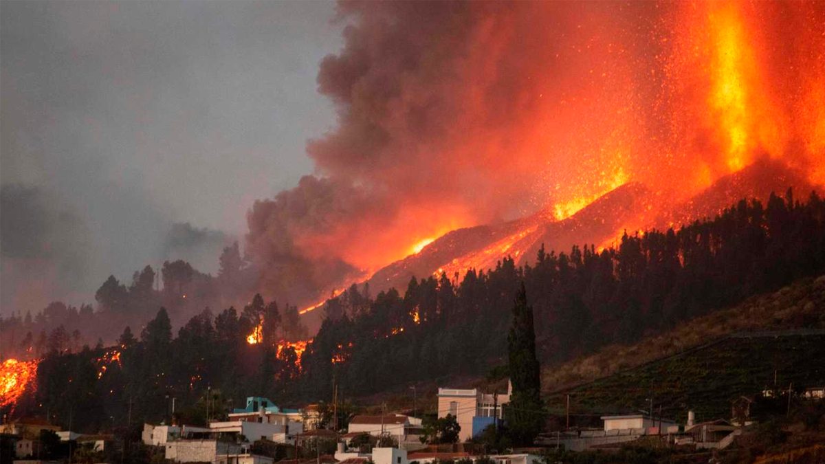 Erupción Volcán La Palma islas Canarias